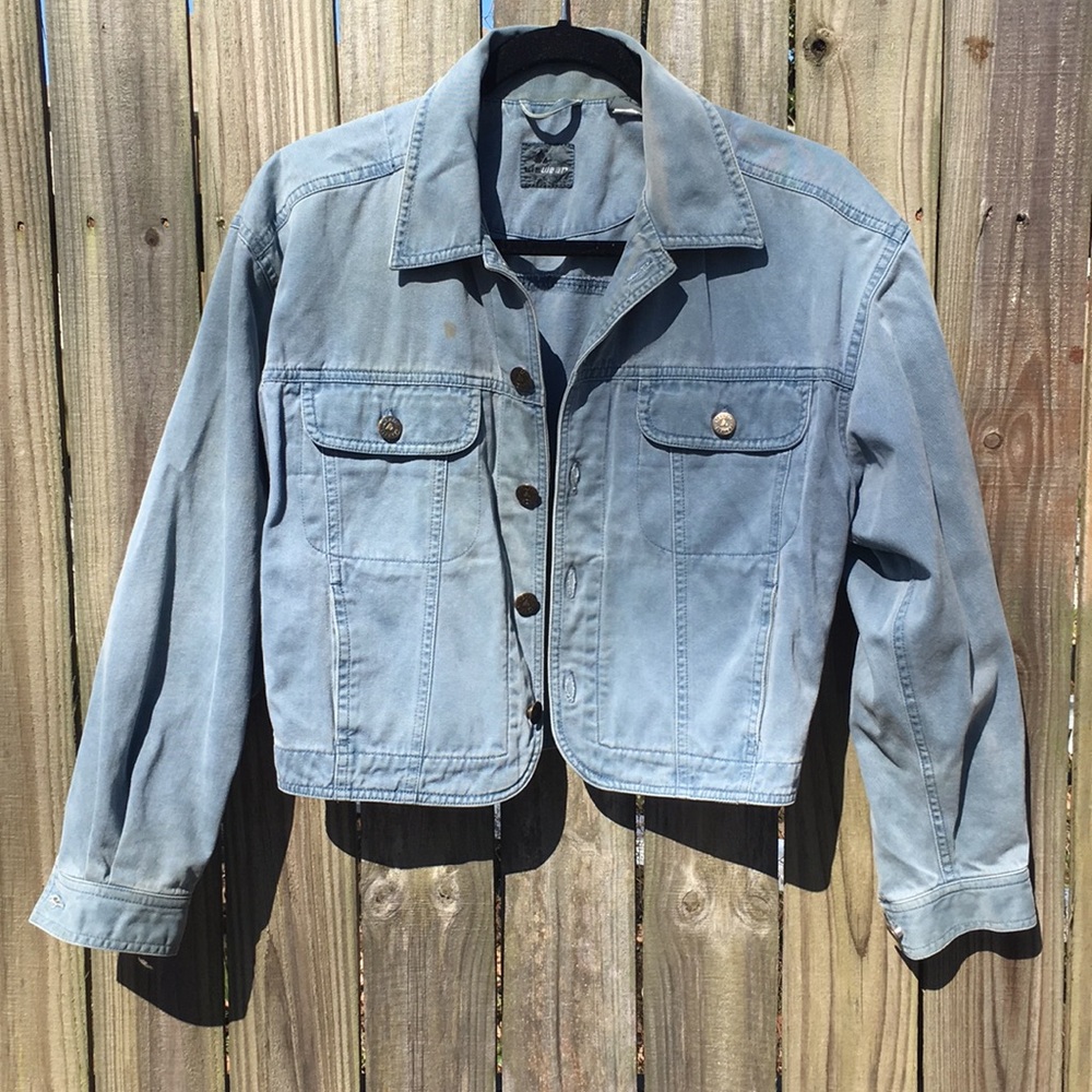 Vintage Liz Wear Crop Denim Jacket